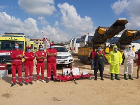 Egyptian Red Crescent Behera branch participation in training "SAQR 65"