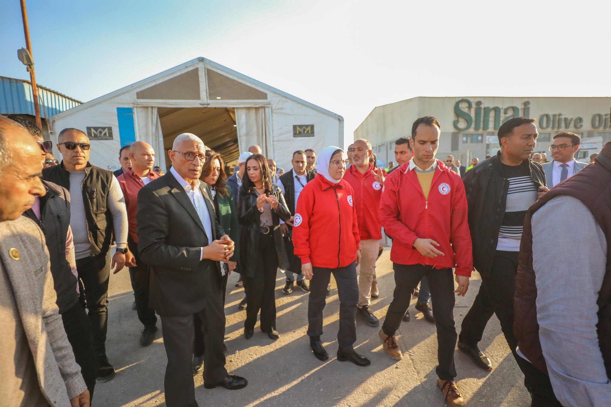 Inspection Visit to the Logistics Services Center and Customs Warehouse of the Egyptian Red Crescent