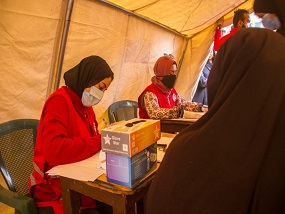 Egyptian Red Crescent supporting free medical service to Ashsh Sudan through a medical convoy