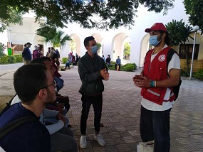 Egyptian Red Crescent Alexandria branch organizes an awareness campaign for Corona virus