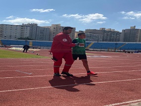 Egyptian Red Crescent Emergency Team participated in securing Athletics Championship in Alexandria