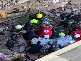 ECR participates in rescue operations for victims of Building collapse in Gasr Elsuez
